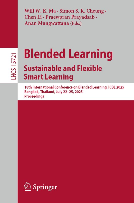 Lecture Notes in Computer Science15721- Blended Learning. Sustainable ...
