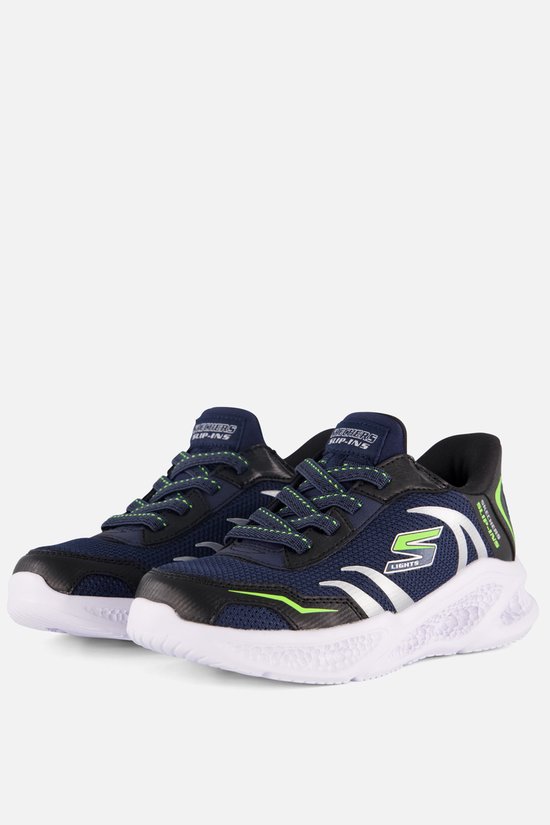 Baskets lichtgevende kind S Lights® Meteor- Lights- Brisk - SKECHERS® marineblauw