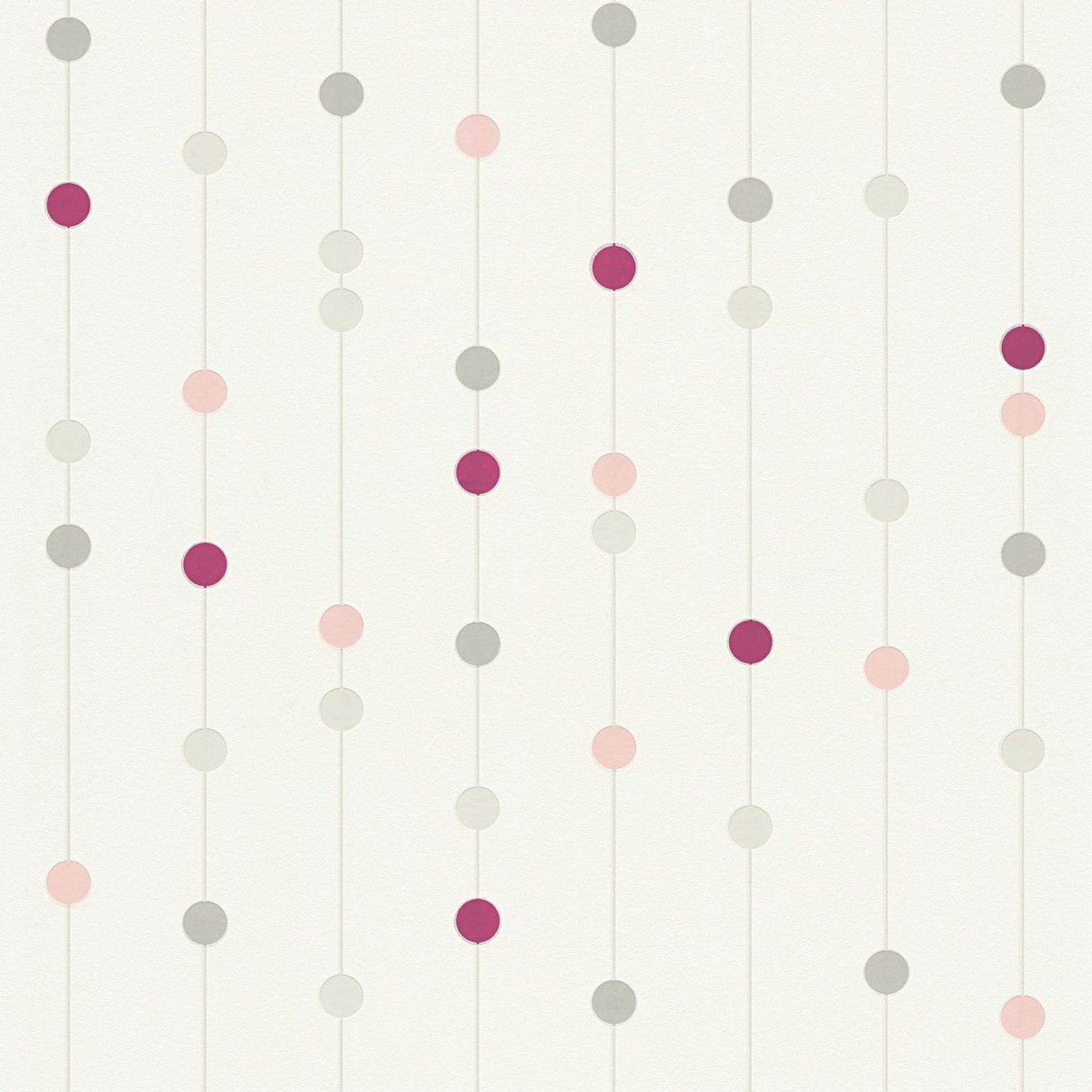 AS Creation Life 2 - STIPPEN BEHANG - roze grijs wit - 1005 x 53 cm
