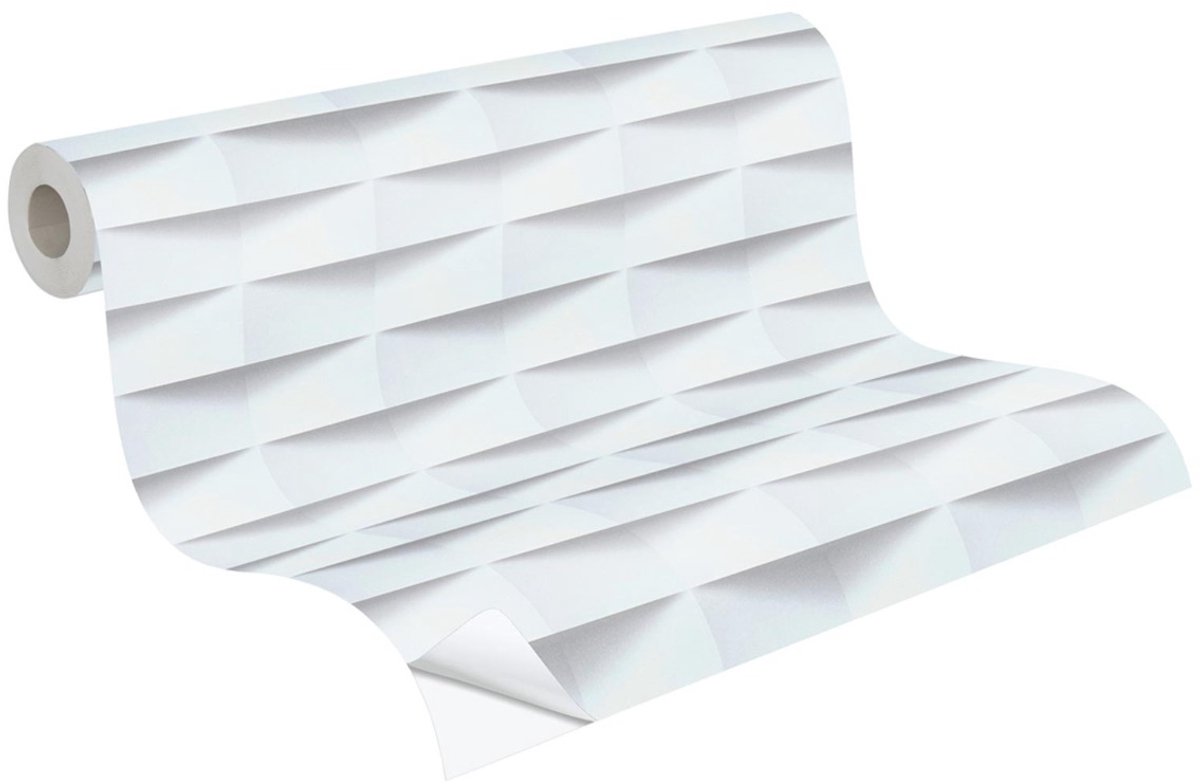 3D-Tapete Selbstklebend Weiß | B385631 (Sonderangebot)