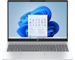 HP OmniBook 5 AI 16-af1616nd Intel Core Ultra 7 255U Laptop 40,6 cm (16") 2K 16 GB LPDDR5x-SDRAM 512 GB SSD Wi-Fi 6 (802.11ax) Windows 11 Home AI PC Zilver QWERTY