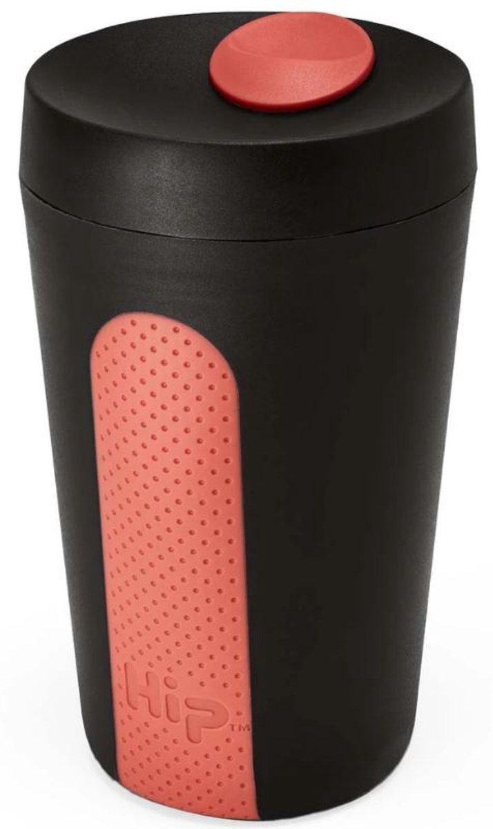 Hippe Reisbeker 355ml Zwart