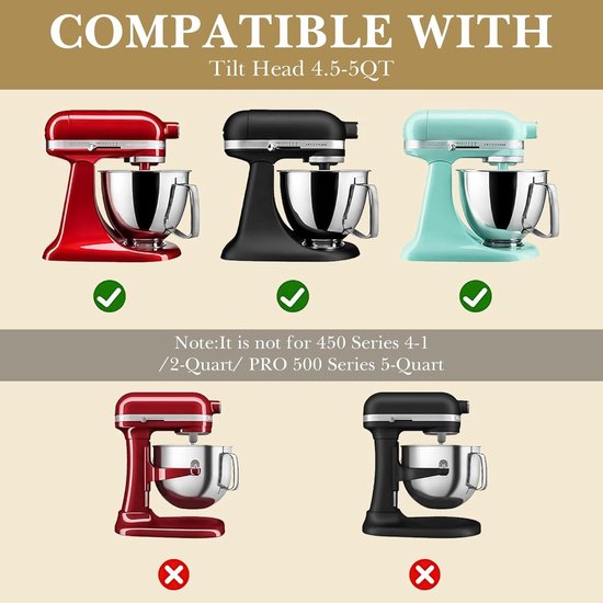 Allecto Plus - Standaard Mixerkop Maat Blender met Houten — afbeelding 4