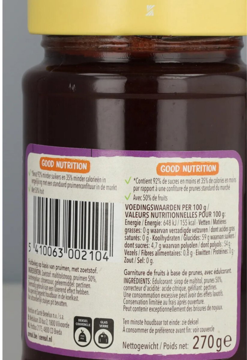 Céréal Fruitbeleg Pruimen - 270 gr