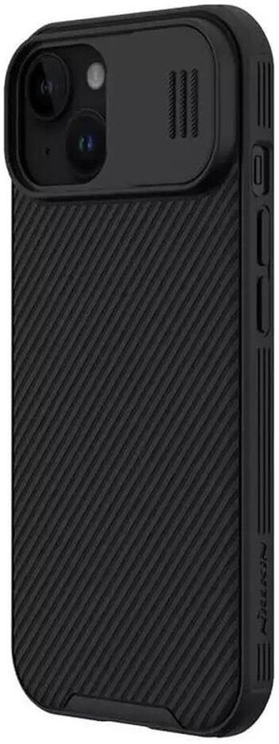Nillkin CamShield Case pour Apple iPhone 15 - Coque arrière avec curseur d'appareil photo Zwart