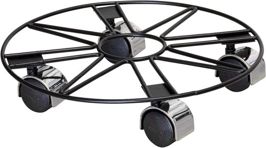 WAGNER Plantentrolley ALASKA 30x7,5 Cm - Aluminium Bloementrolley 150kg, Made In Germany