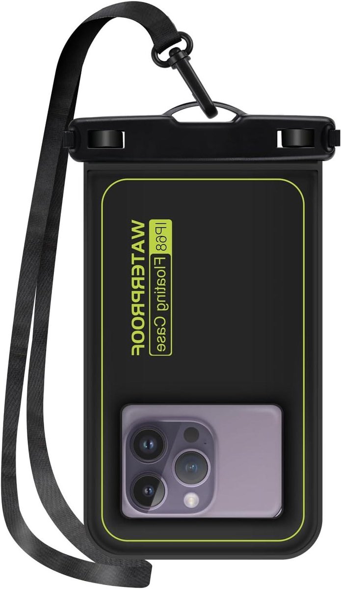 Waterdichte Drijvende Telefoon Pouch Case IPX8 Universeel - Dry Bag Houder voor Telefoon 15 14 13 12 11 Pro Tot 67 inch - Protector voor Vakantie Strand