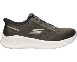 Skechers Go Walk Now Hands Free Slip-Ins heren sneaker - Kaki