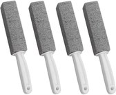 Puimsteen reiniger borstels blok reinigingsblok grill puimsteen reinigingssteen grill baksteen reiniging grill reiniging steen keuken braadpan oven (6 stuks