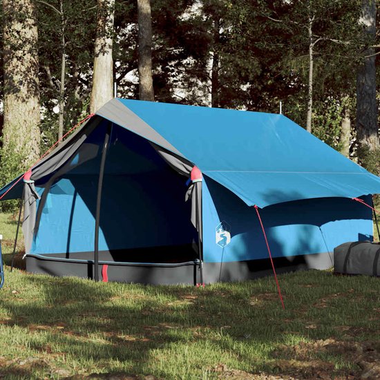 vidaXL - Tent - 2-persoons - waterdicht - blauw van Vidaxl — afbeelding 3