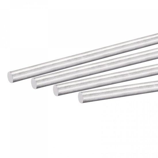 30x Edelstahl Rundstäbe 1x200mm - Für Modellbau & DIY Projekte