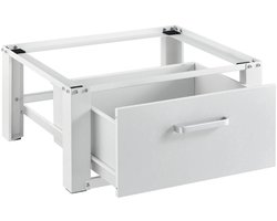 Livista Wasmachine onderkast met lades - Wasmachine kast - Opbergkast - Wasmachine onderkast - 63x54x31 cm - Wit