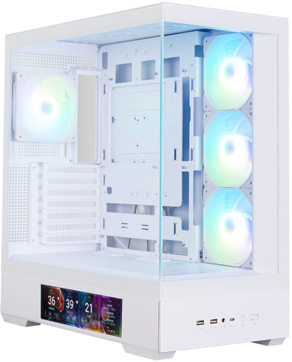Zalman P40 DS WHITE Midi Tower Wit