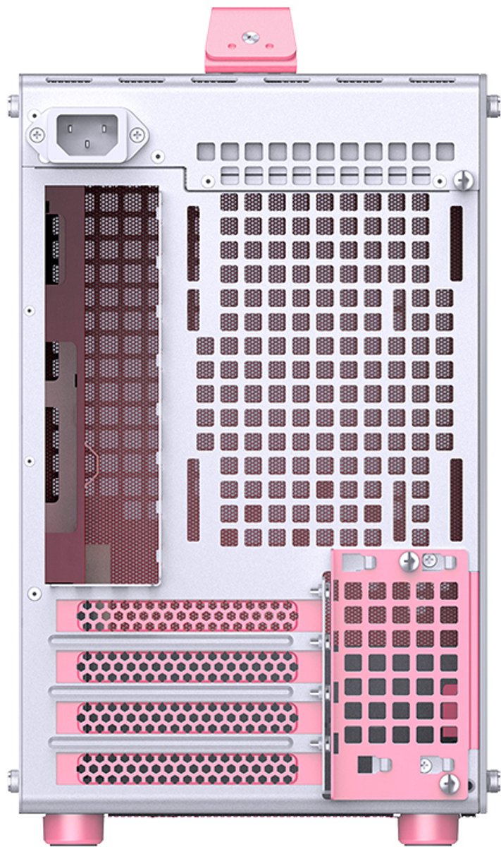 Jonsbo Z20 Pink/White Mini Tower Roze, Wit behuizing - afbeelding 3