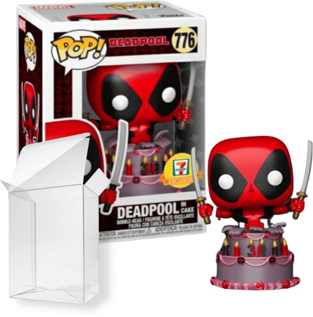 Funko POP! Deadpool [In Cake] [Metallic] (7-Eleven) #776
