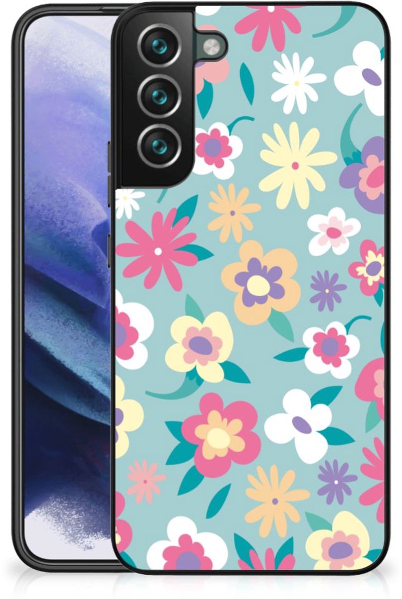 Samsung Galaxy S22 Plus Bloemen Hoesje Flower Power