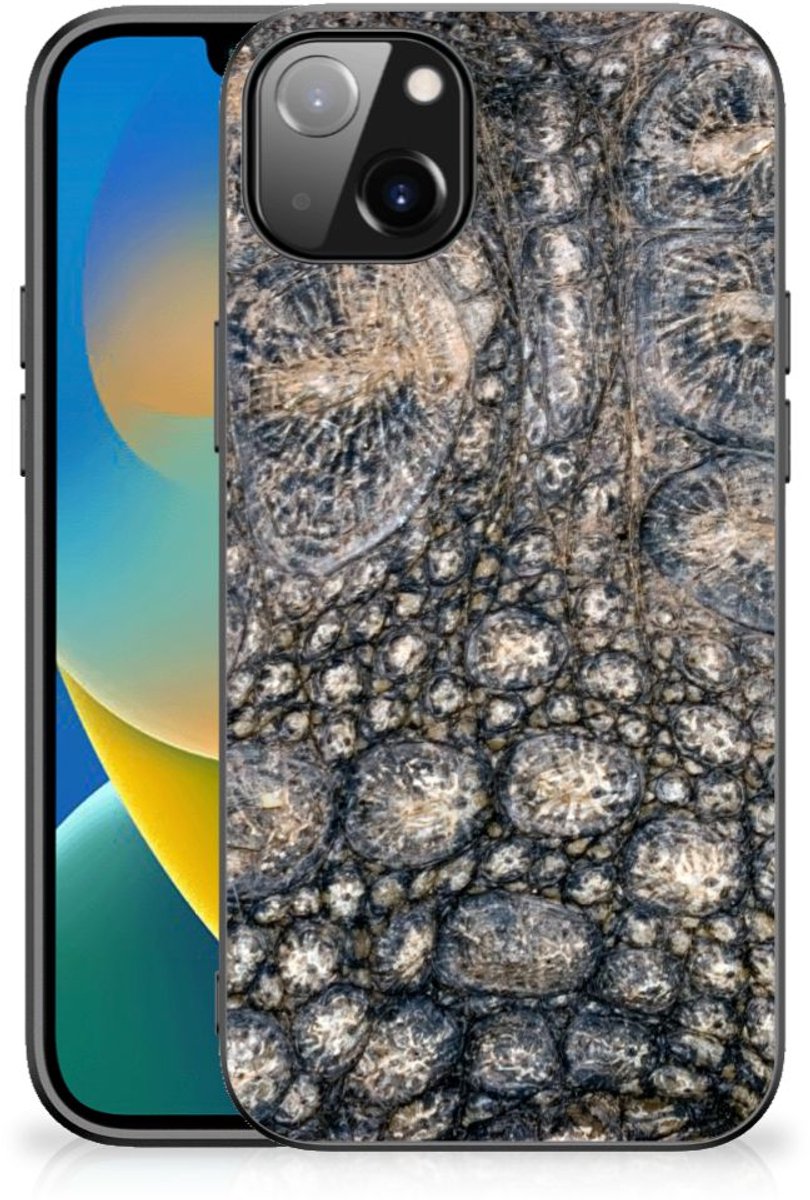 iPhone 14 Plus Dierenprint Telefoonhoesje Krokodillenprint