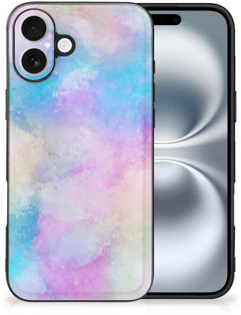Kleurrijke Telefoonhoesje iPhone 16 Watercolor Light