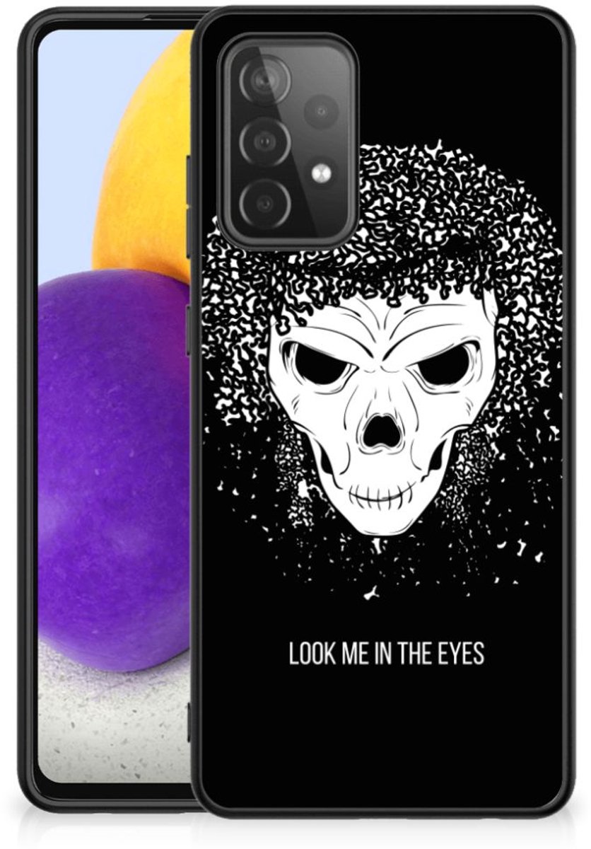 Telefoonhoesje Samsung Galaxy A72 (5G/4G) Skull Hair