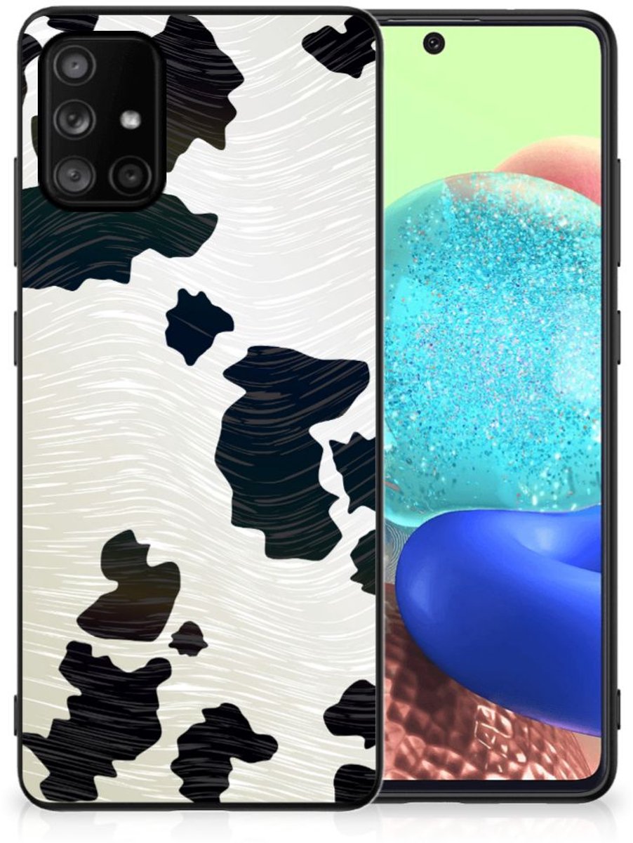 Samsung Galaxy A71 Dierenprint Telefoonhoesje Koeienvlekken