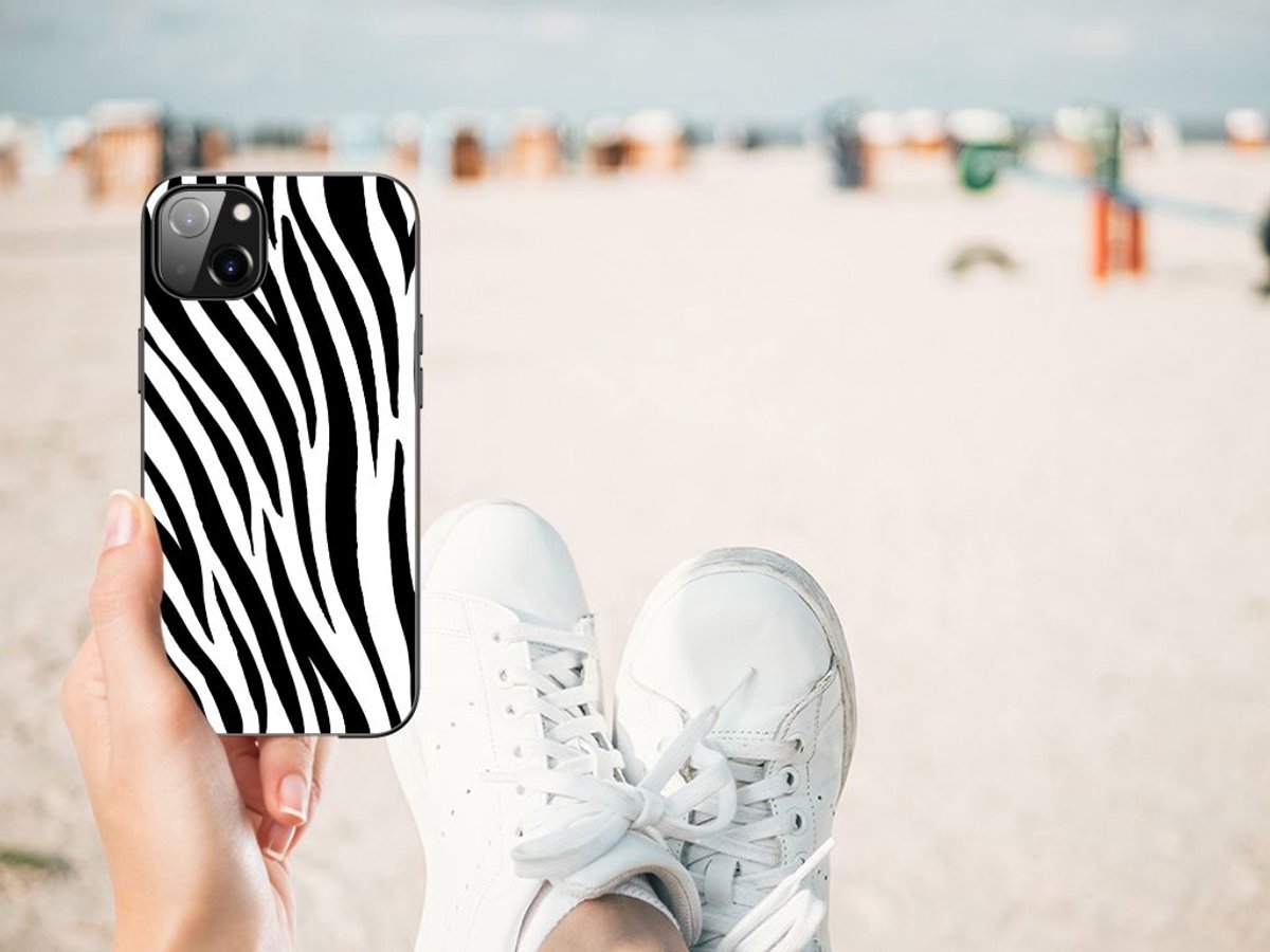 iPhone 14 Plus Dierenprint Telefoonhoesje Zebra