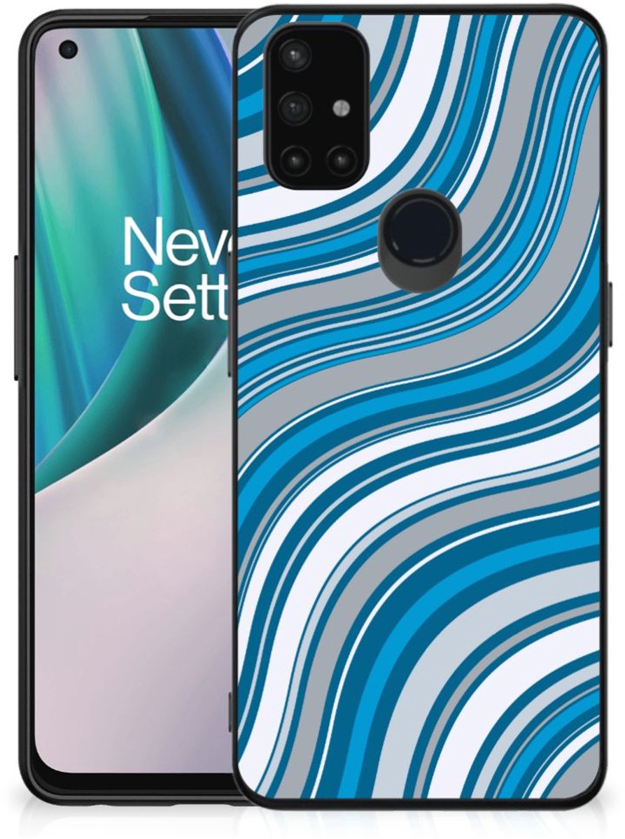 OnePlus Nord N10 5G Back Case Waves Blue