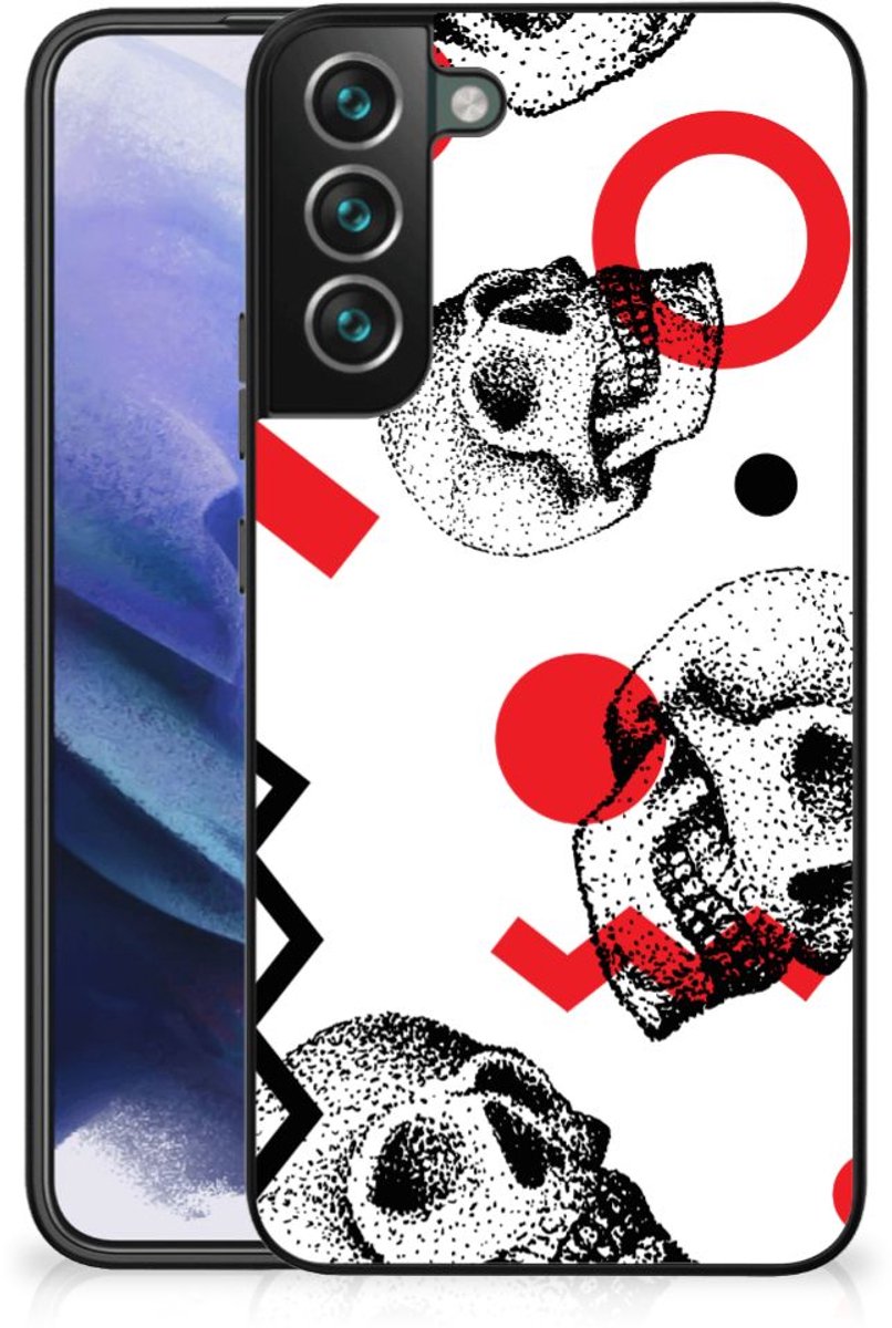 Telefoonhoesje Samsung Galaxy S22 Plus Skull Red