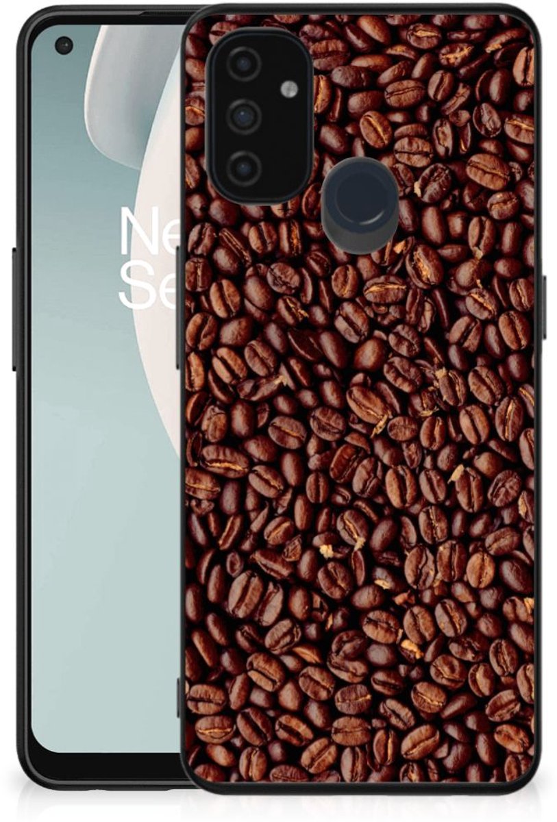 OnePlus Nord N100 Back Cover Hoesje Koffiebonen