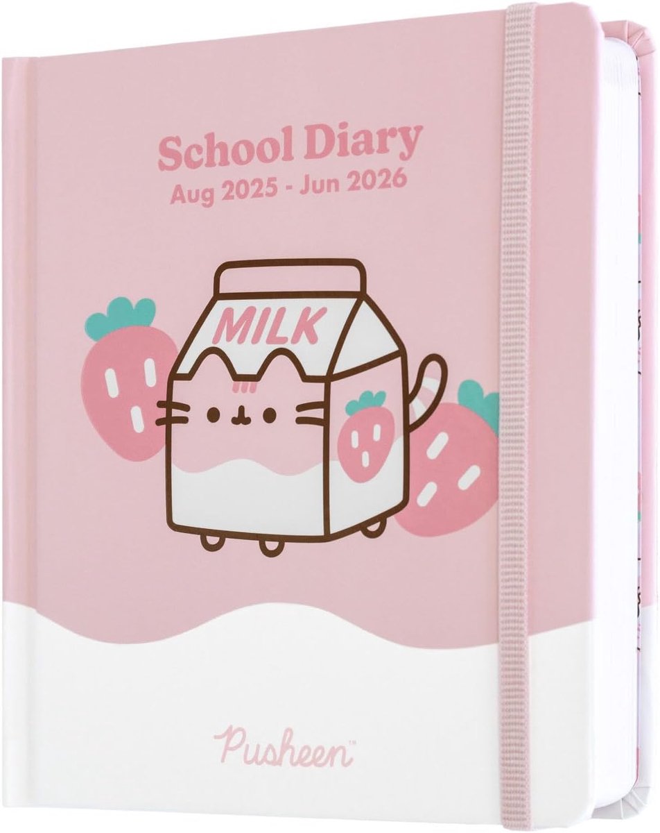 Pusheen Dag School Agenda 2025-2026 ( aug - juni )