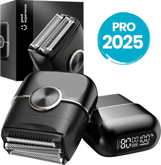 Foil Shaver - Quatro Blade - Scheerapparaat Mannen - Baardtrimmer - Elektrisch Scheerapparaat - Shaver - Trimmer - Manscaped - Trimmer Baard - Scheerappraat Hoofd - Scheerkop - Wet & Dry - Incl. E-Book