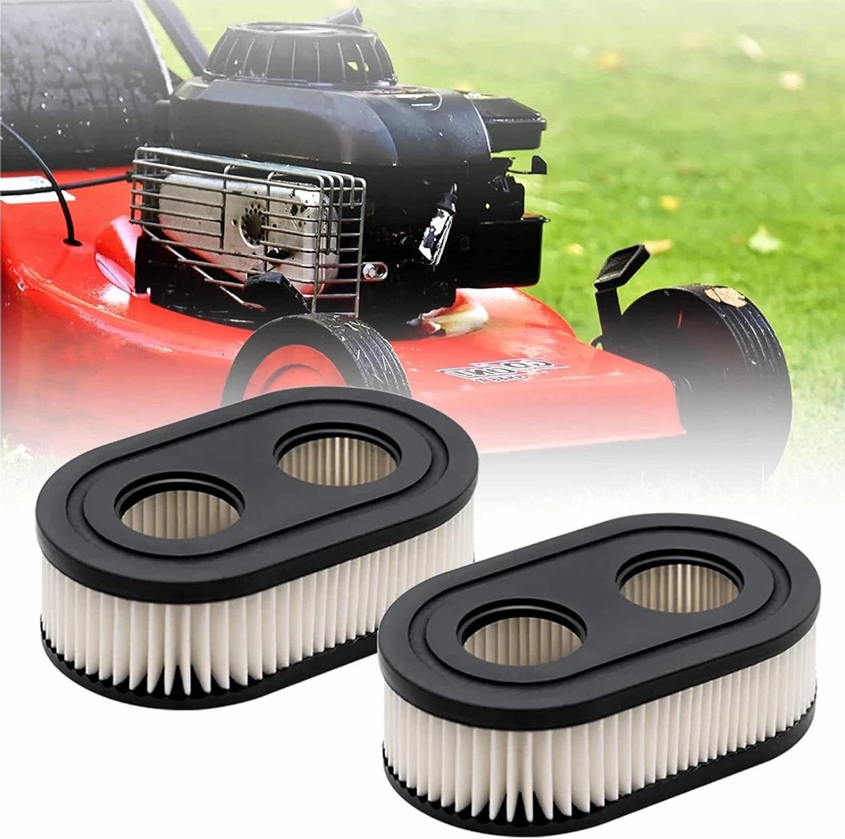 Juego de 2 filtros de aire para motor Honda GX22 GX31 FG100, cultivador