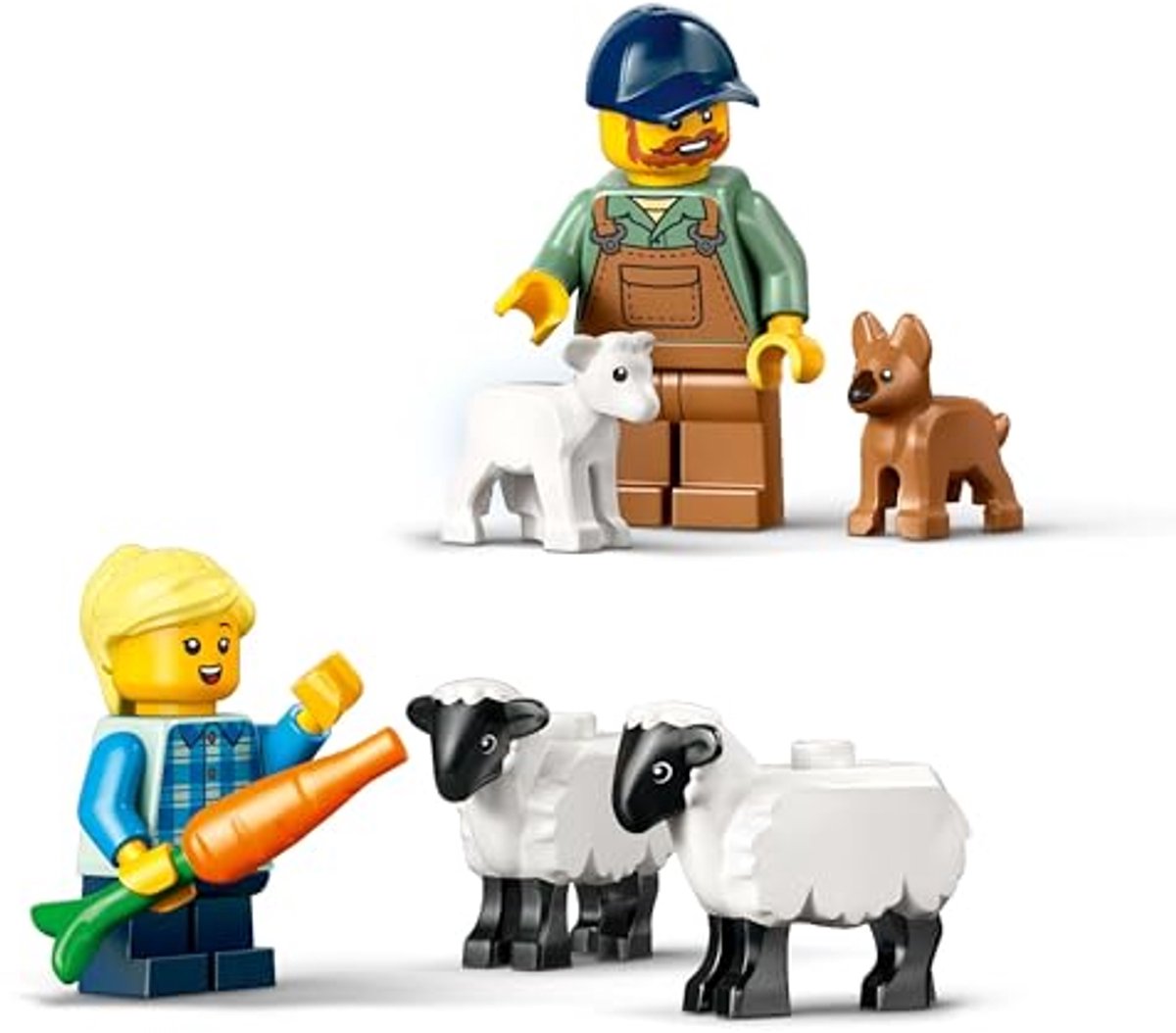 LEGO City Rode tractor met aanhanger en schapen - 60461 — afbeelding 18