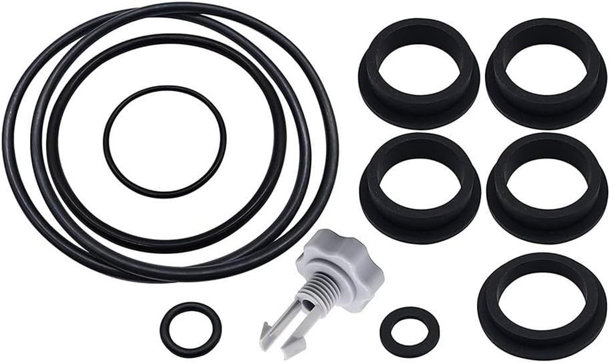 Geschikt voor Vervangende afdichting - geschikt voor zandfilterpomp van Intex intex zwembad - 25013 Zandpomp Luchtafvoerklep Afdichtingsset - Accessoires voor zwembadreparatie - voor zandfilterpompmotor onderdelen – foto 8