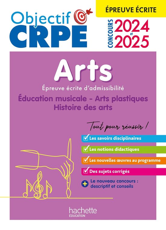 Objectif CRPE 2025 - Arts - Epreuve écrite d'admissibilité - cover