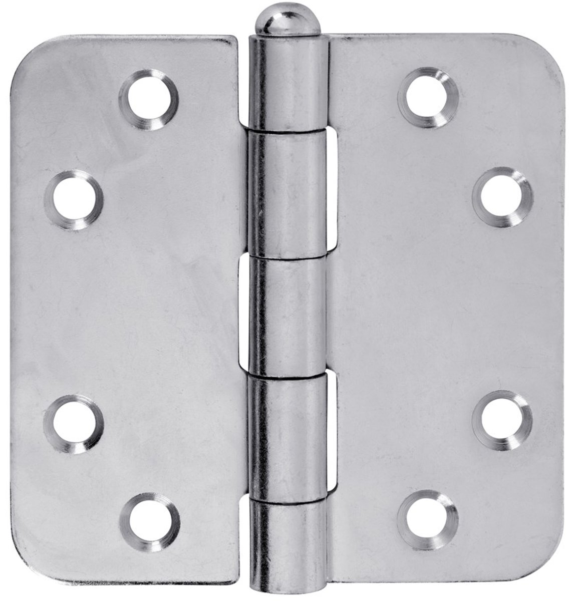 Ivana Klepscharnier 76x76mm Gegalvaniseerd Ronde Hoek