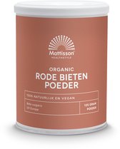 Mattisson - Biologische Rode Bieten Poeder - Vegan - 125 Gram