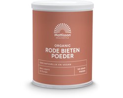 Mattisson - Biologische Rode Bieten Poeder - Vegan - 125 Gram