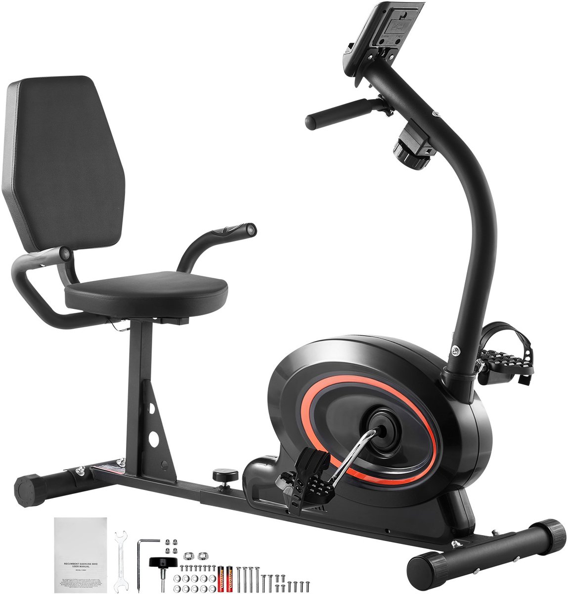 Afbeelding 2 van Liggende Hometrainer - Magnetische Weerstand Verstelbaar - Comfortabel Zadel Met LCD Display - Speciaal Ontworpen voor Senioren en Revalidatie