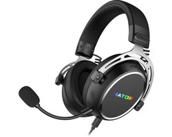 HATOR Hypergang 3 USB Headset Bedraad Gamen USB Type-C / USB Type-A Bluetooth Zwart