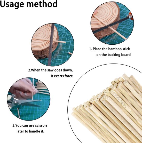 YARRD 1000 stuks Jumbo Houten Knutselstokken, 15 cm, Ronde, Voor Kunst- en Knutselprojecten, In Pakket, Ideal Voor Kinderspellen en Creatieve Projecten
