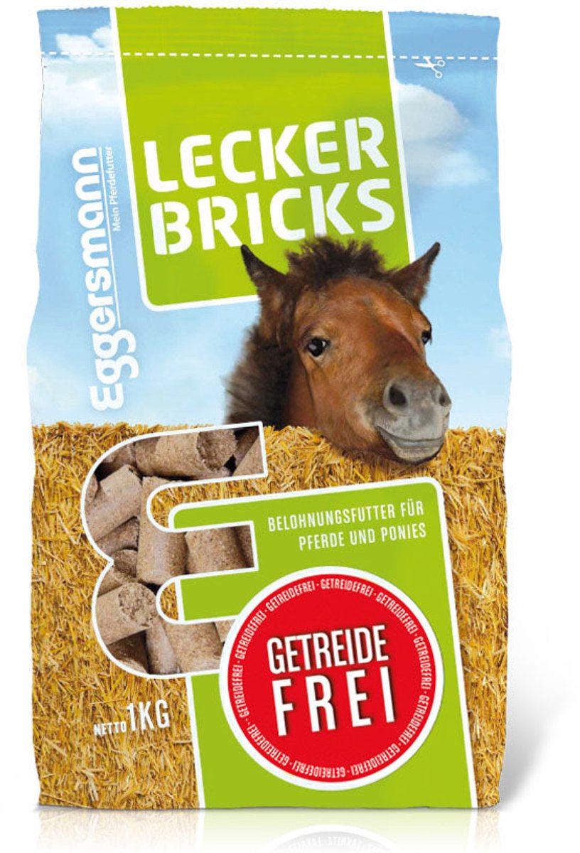 Eggersm. Lecker Bricks graanvrij - 1 kg