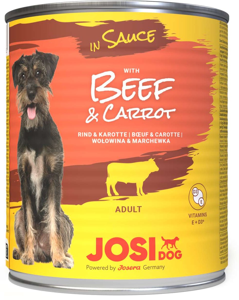Josera Dog - JosiDog -Dose in Sauce 6x830g | Beef & Carrott
