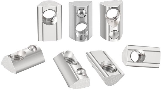 GN 20i Standaard verbindingselement, staal, voor aluminium profielen