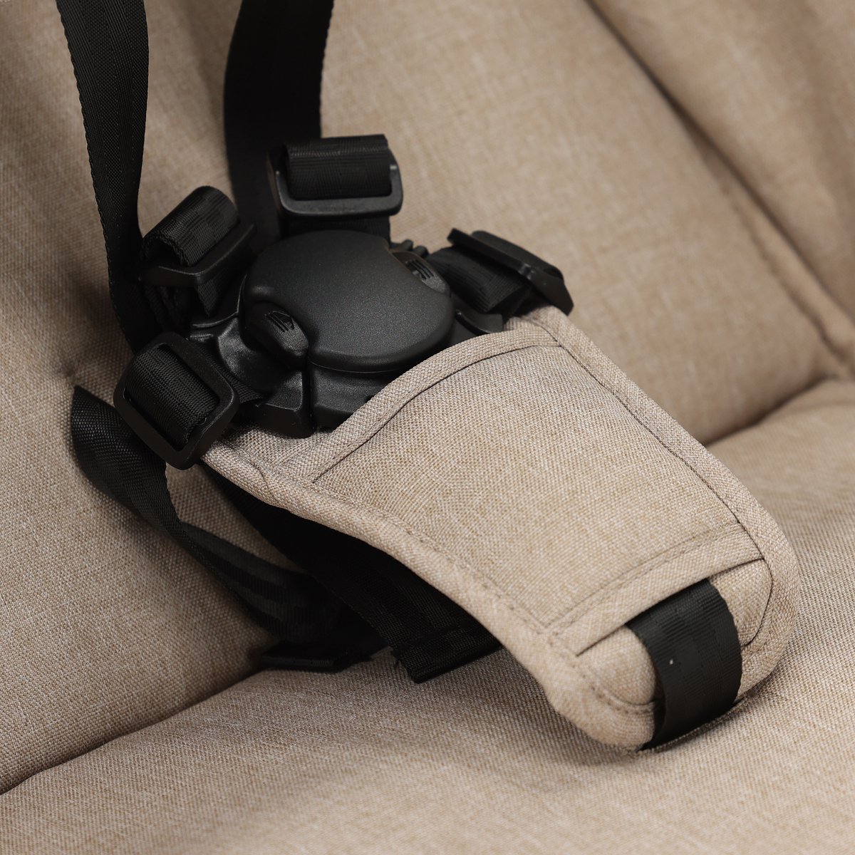 Deryan Rolo XL Buggy - Lichtgewicht Plooibuggy - Inklapbaar - Nougat – foto 4