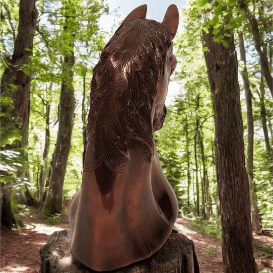 Unieke As Urn - 2 Liter - Handgemaakte Hart urn - Urn - Urn voor Paarden - Crematie Urn - Uniek - Voor Huisdieren of Menselijk As - Crematie As - Decoratie Urn - Horse
