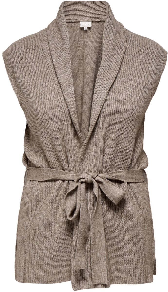 ONLY CARMAKOMA - CARKATIA SL RIB WRAP VEST KNT Dames Trui