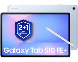 Samsung Galaxy Tab S10 FE Plus - Wi-Fi - 128GB - Blue + 1 jaar extra garantie