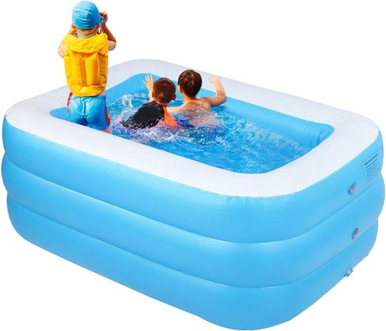 JGS Premium - Kinderbadje opblaasbad voor kinderen thuisgebruik - multifunctioneel en voordelig (blauw) — afbeelding 5