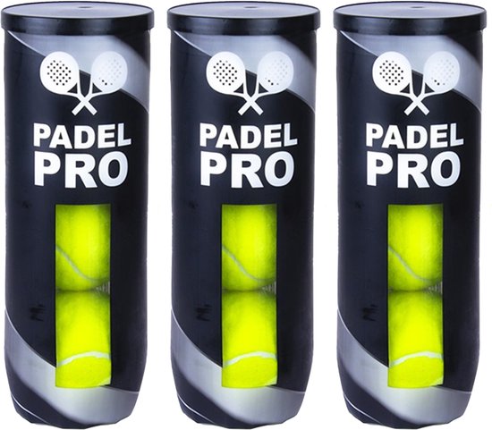 Padel ballen - Set van 9 - 200g per set - Tennisballen - Padel artikelen - Ballen voor bij Padelracket - Padellen - Padel accessiores Padel ballen - Set van 9 - 200g per set - Tennisballen - Padel artikelen - Ballen voor bij Padelracket - Padellen - Padel accessiores
