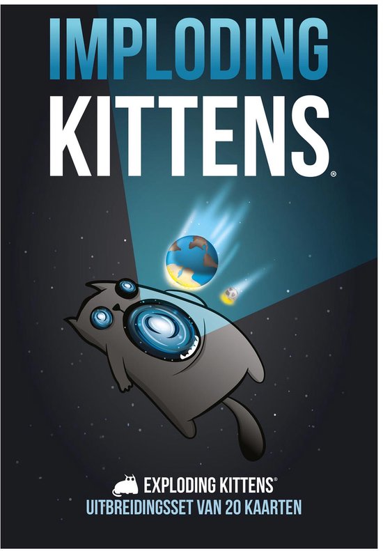 Exploding Kittens Imploding Kittens Uitbreiding - Nederlandstalig Kaartspel